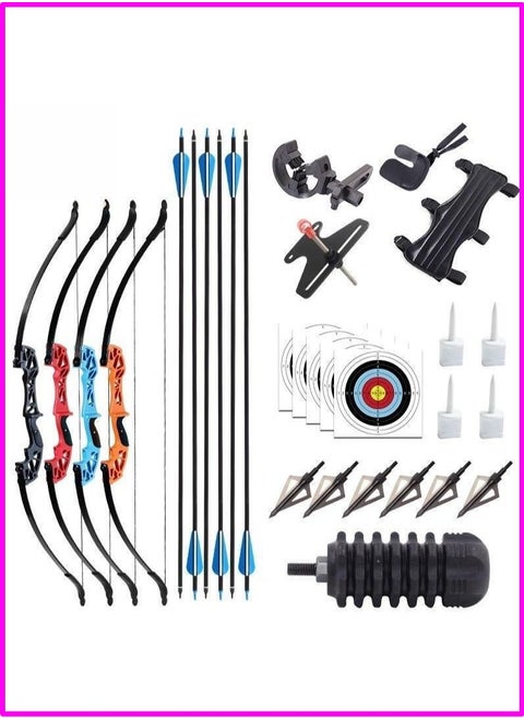 Premium Recurve Bow Set - 30-Pound Power, Complete Accessories for an Enhanced Shooting Experience