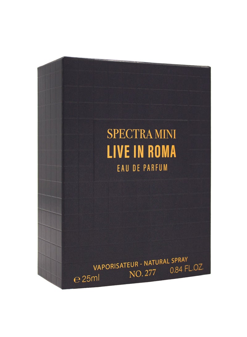 Spectra Mini 277 Live in Roma EDP Perfume For Men - 25ml - Image 2