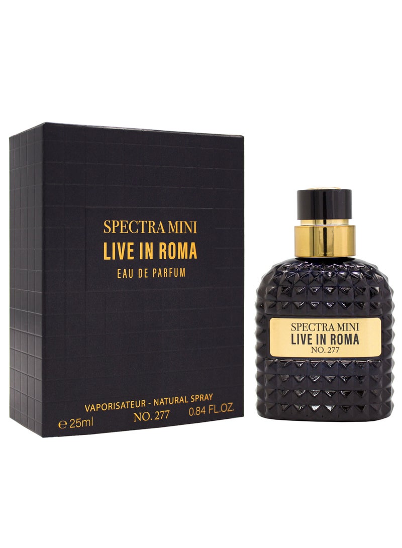 Spectra Mini 277 Live in Roma EDP Perfume For Men - 25ml - Image 1
