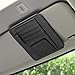 AWinjoy Auto Car Sun Visor Organizer Multifunctional Auto Interior Accessories Storage Pocket Sun Visor Pouch for Card License Registration Document Pen Key Interior Accessories Pocket Organizer Black - Image 2