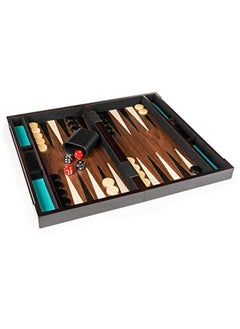 Spin Master Games Legacy Deluxe Wooden Backgammon Classic 2Player Original Board Game Set With Cups And Dice For Kids And Adults Aged 8 And Up  - Image 1