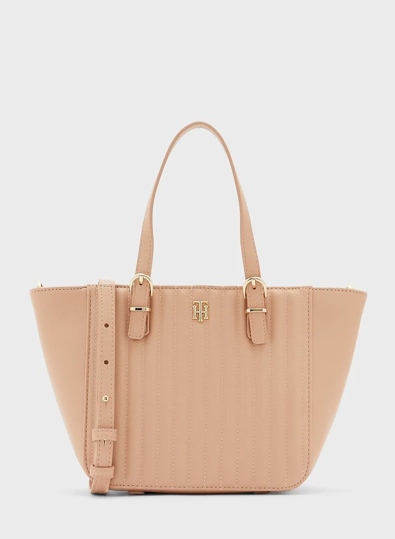 TOMMY HILFIGER Timeless Small Quilted Tote