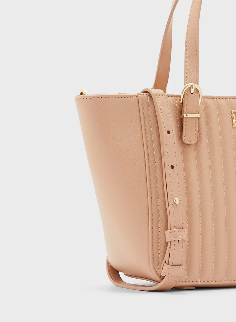 TOMMY HILFIGER Timeless Small Quilted Tote