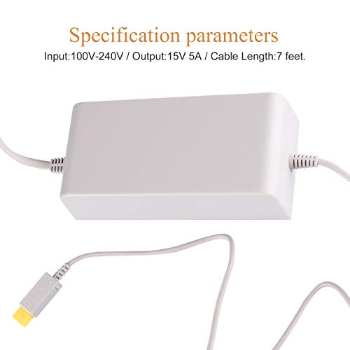 Xahpower Console Charger for Wii U, AC Adapter Power Supply Replacement for Nintendo WiiU Console (Not compatible with Nintendo Wii) - Image 3