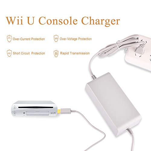 Xahpower Console Charger for Wii U, AC Adapter Power Supply Replacement for Nintendo WiiU Console (Not compatible with Nintendo Wii) - Image 5