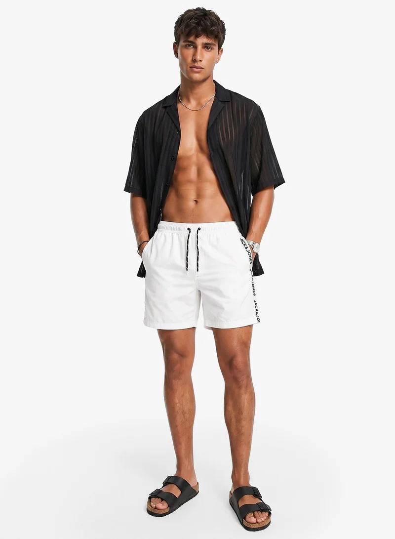 JACK & JONES  Casual Drawstring Swim Shorts for Men | Best Price UAE