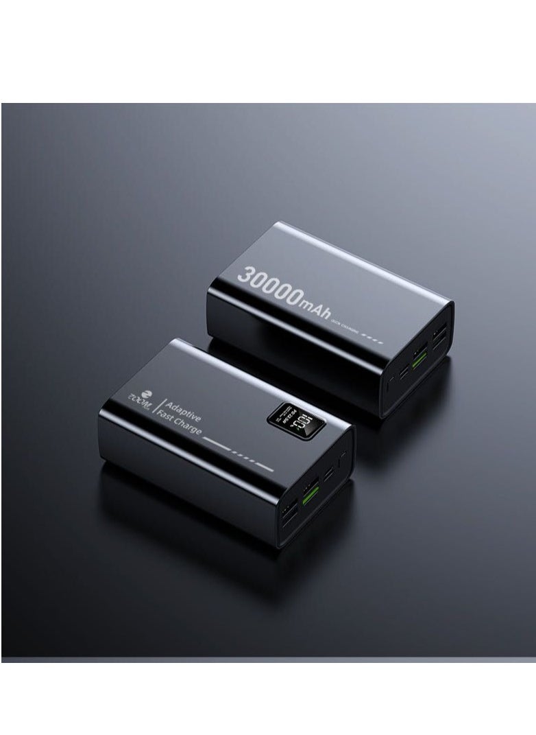 Zoom Plus - Zoom Plus ZP30B 22.5W 30000 mAh TURBO Adaptive Power Bank Black - Image 1
