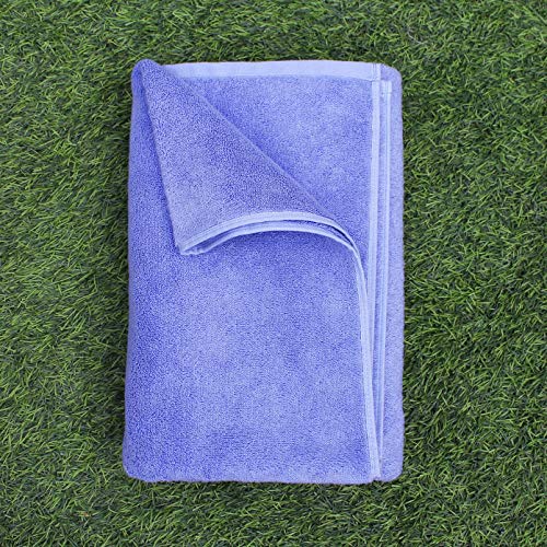 HEELIUM Bamboo Bath Towel | Ultra Absorbent | 3X Softer Than Cotton Towels | 140 x 70 cm - 600 GSM | Pack of 1 - Iris - Image 5