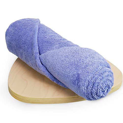 HEELIUM Bamboo Bath Towel | Ultra Absorbent | 3X Softer Than Cotton Towels | 140 x 70 cm - 600 GSM | Pack of 1 - Iris - Image 1