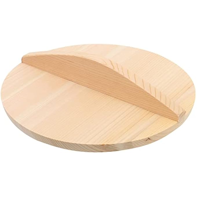 TIKUSAN Wooden Cooking Drop Lid Otoshibuta Pot Cover Made In Japan 7920Cm - Image 1