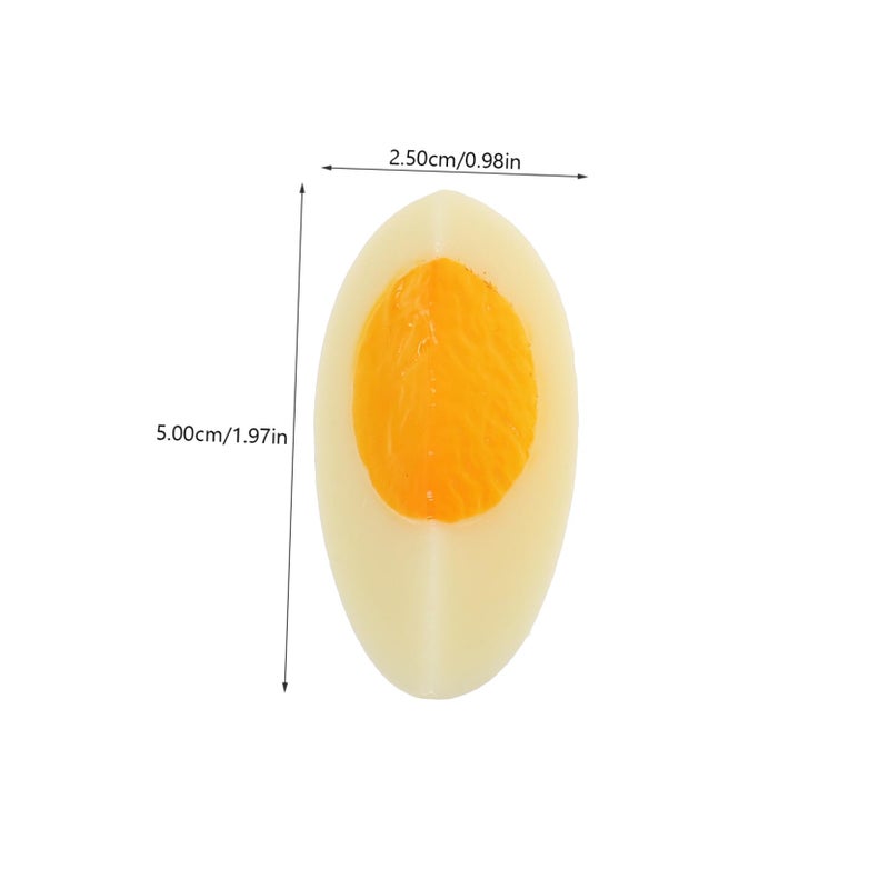 Realistic Faux Food Slices 5PCS Set for Kitchen Decor Photography Props and Event Presentation - Image 3