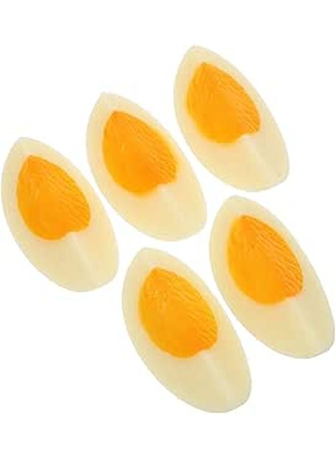 Realistic Faux Food Slices 5PCS Set for Kitchen Decor Photography Props and Event Presentation - Image 1