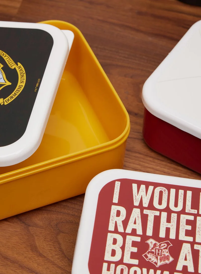 Half Moon Bay Snack Boxes Set Of 3 - Harry Potter (Hogwarts)