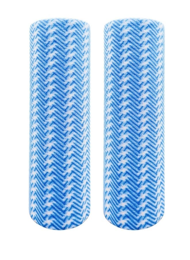 SUZZYVINE Reusable Dish Cloths Disposable Rags For Kitchen Reusable Kitchen Paper Towels All Purpose Cleaning Cloths Handi Wipes On Roll,2 Rolls of 200 Sheets（Blue） - Image 1