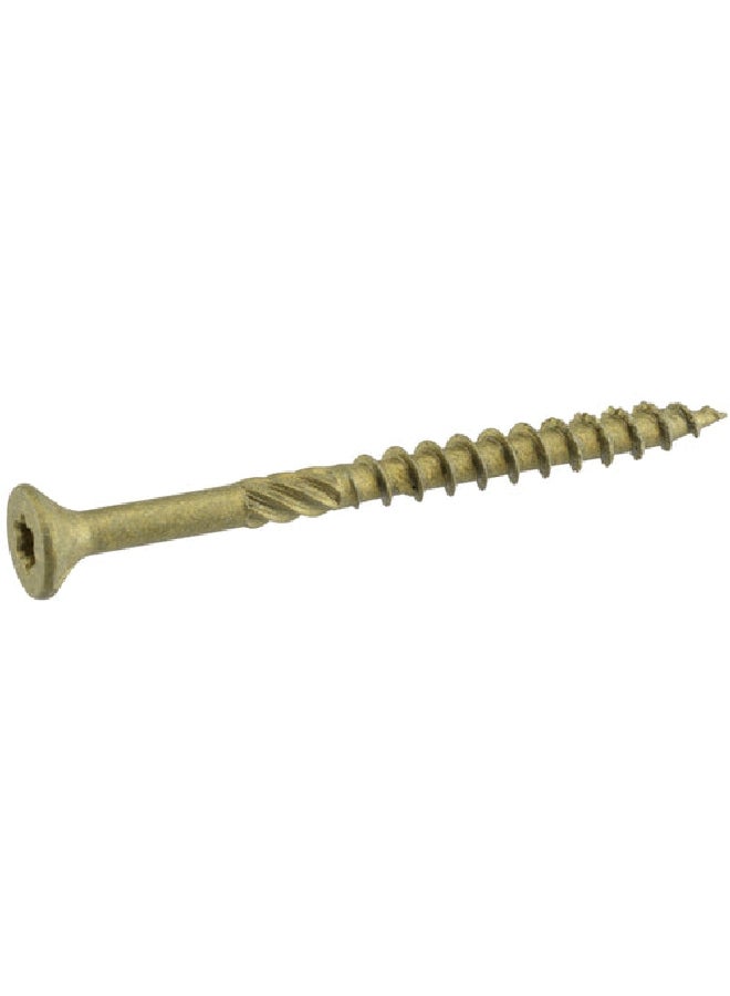 Hillman Power Pro Ceramic Coated Flat Head Premium Exterior Wood Screw Yellow 9 x 3 Inch 5000516  - Image 2