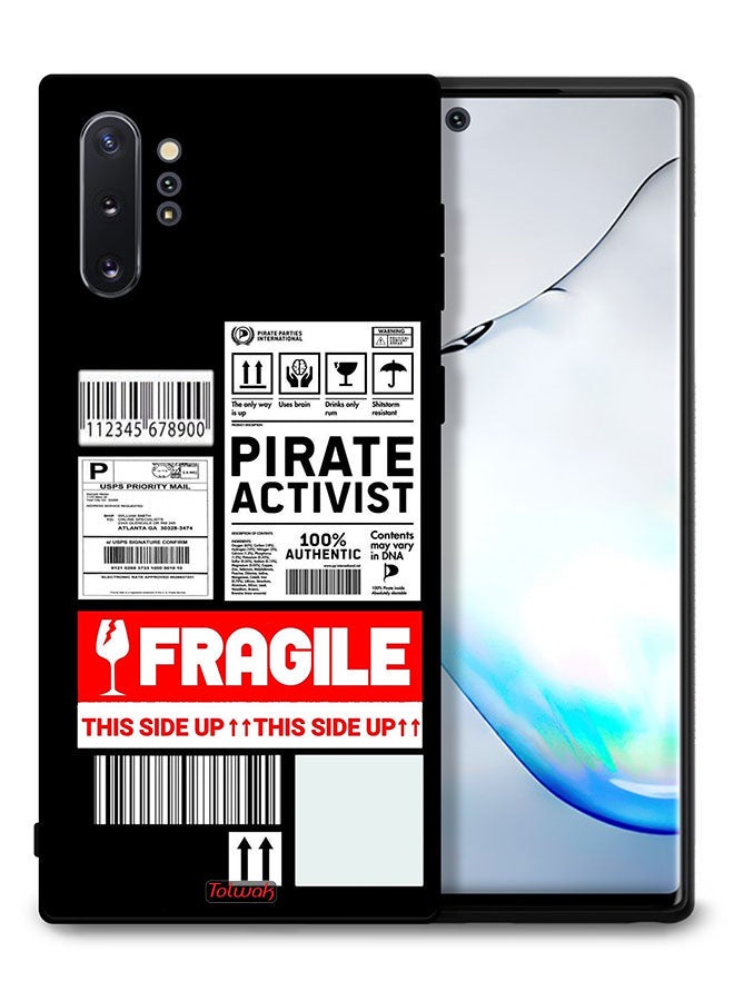 Tolwak Samsung Galaxy Note 10 Plus Protective Case Cover Private Activist Fragile Sticker - Image 1