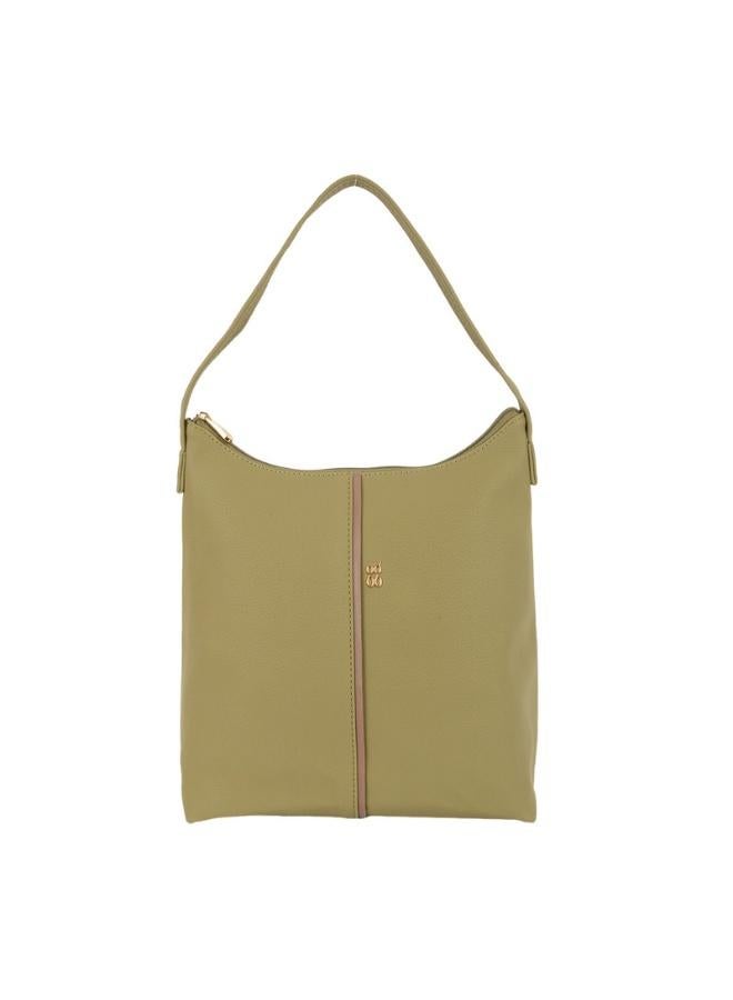 Baggit Women Green Hobo Handbag Medium Size | Ladies Stylish Casual Purse Bag - Image 1
