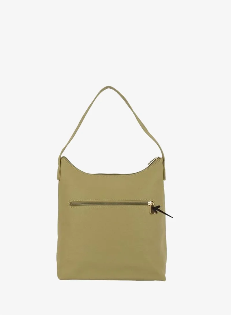 Baggit  Baggit Women Green Hobo Handbag Medium Size | Ladies Stylish Casual Purse Bag for Women | Best Price UAE