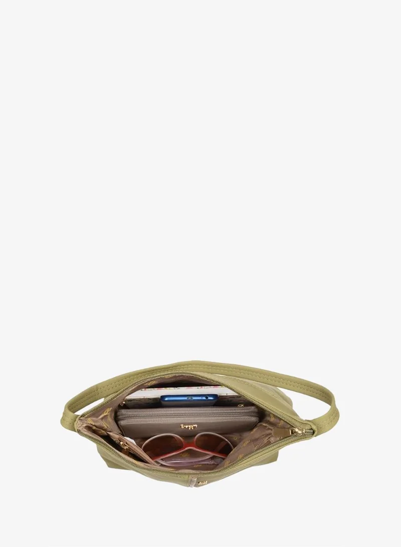Baggit  Baggit Women Green Hobo Handbag Medium Size | Ladies Stylish Casual Purse Bag for Women | Best Price UAE