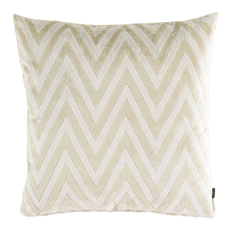 GMF GM Luxury Home Decor Herringbone Velvet Square Cushion Cover with Zipper Luxurious Soft Decorative Square Pillow Cover for Living Room Bedroom Home Decor Size 18 x 18 - Image 2