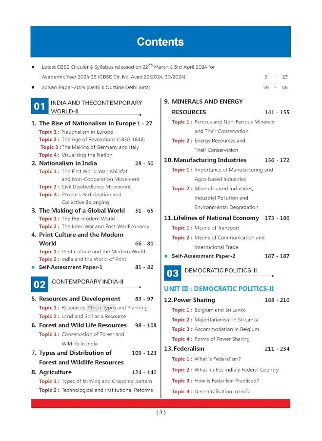 Oswaal CBSE & NCERT One For All Class 10 | English | Science | Social Science & Mathematics Basic | With Topic Wise Notes (Set Of 4 Books) For 2025 Board Exam