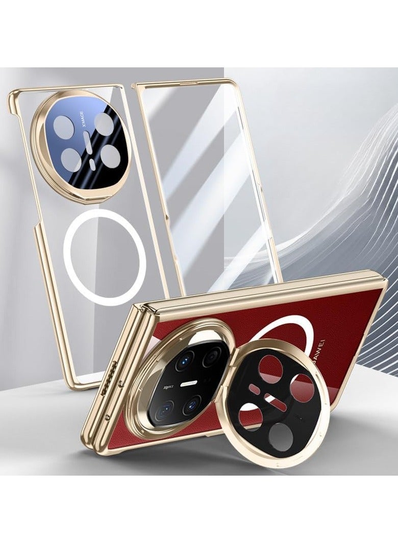 general The magnetic shell is compatible with Huawei Mate X6 shell [built-in screen protector] Metal camera mount, and the electroplated transparent shock-proof cover supports wireless charging - Image 1