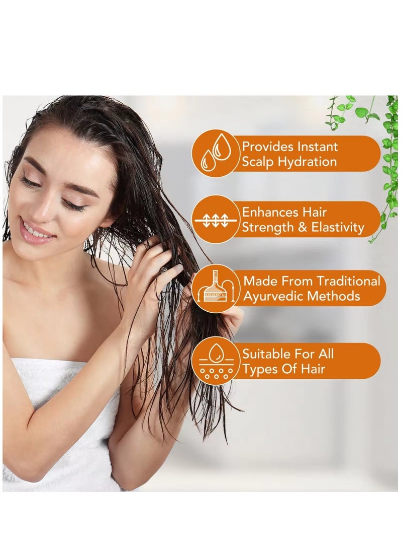 ALIVER - 40 Pcs Pumpkin Seed Hair Repair Oil Capsules Organic Pumpkin Seed Oil with Keratin & Multivitamins Pumpkin Seed Hair Repair Oil Shines Nourishing Repair Dry & Damaged Hair Treatment Leave-In Serum - Image 1