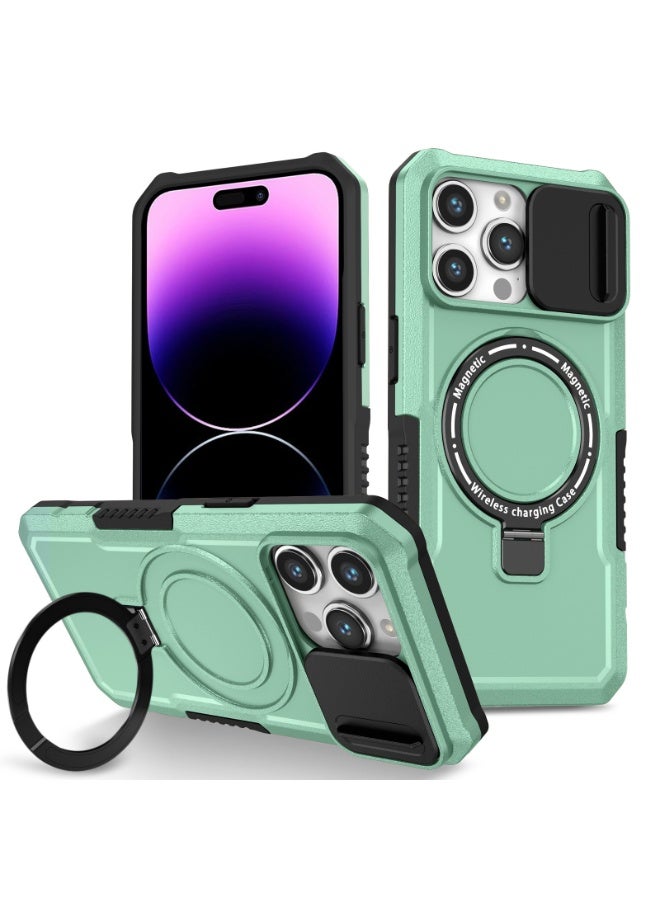 NIBEMINENT Protection Case With Magsafe For IPhone 17 Pro Max, Light Green