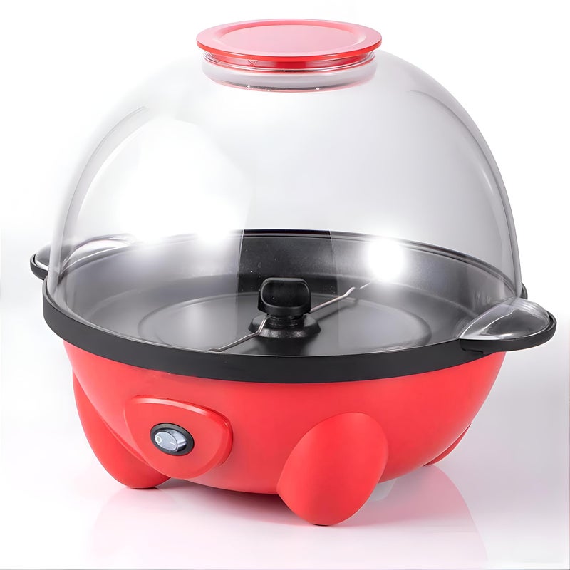 Popcorn Maker - Large 5L home machine with non-stick heating surface, fast and quiet for oil or sugar, makes up to 24 cups of fresh popcorn snacks - Image 1