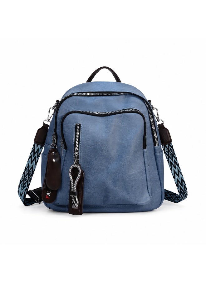 Women’s Convertible Shoulder Bag and Backpack with Multiple Zipper Pockets – Practical Everyday Bag for Work, College, Shopping and Travel - Image 3