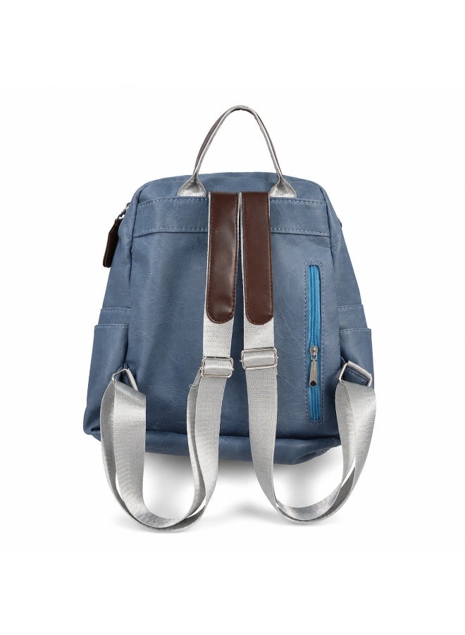 Women’s Convertible Shoulder Bag and Backpack with Multiple Zipper Pockets – Practical Everyday Bag for Work, College, Shopping and Travel - Image 5