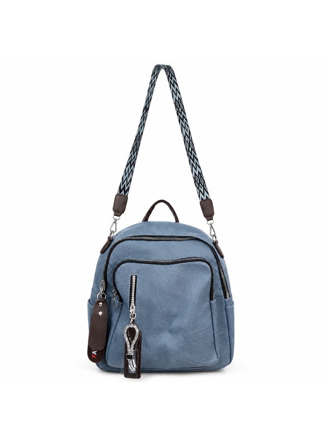 Women’s Convertible Shoulder Bag and Backpack with Multiple Zipper Pockets – Practical Everyday Bag for Work, College, Shopping and Travel - Image 4