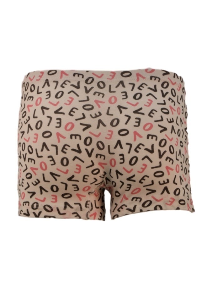 JOANNA 870168 Girl's Heart & Love Design Boyshort 3-Pack Underwear, Multicolor - Image 4