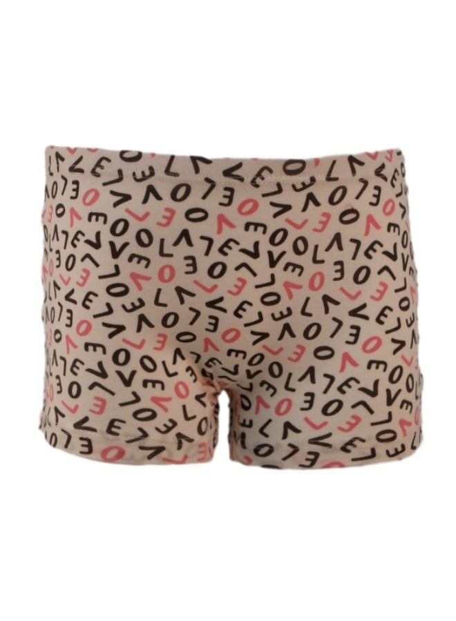 JOANNA 870168 Girl's Heart & Love Design Boyshort 3-Pack Underwear, Multicolor - Image 2