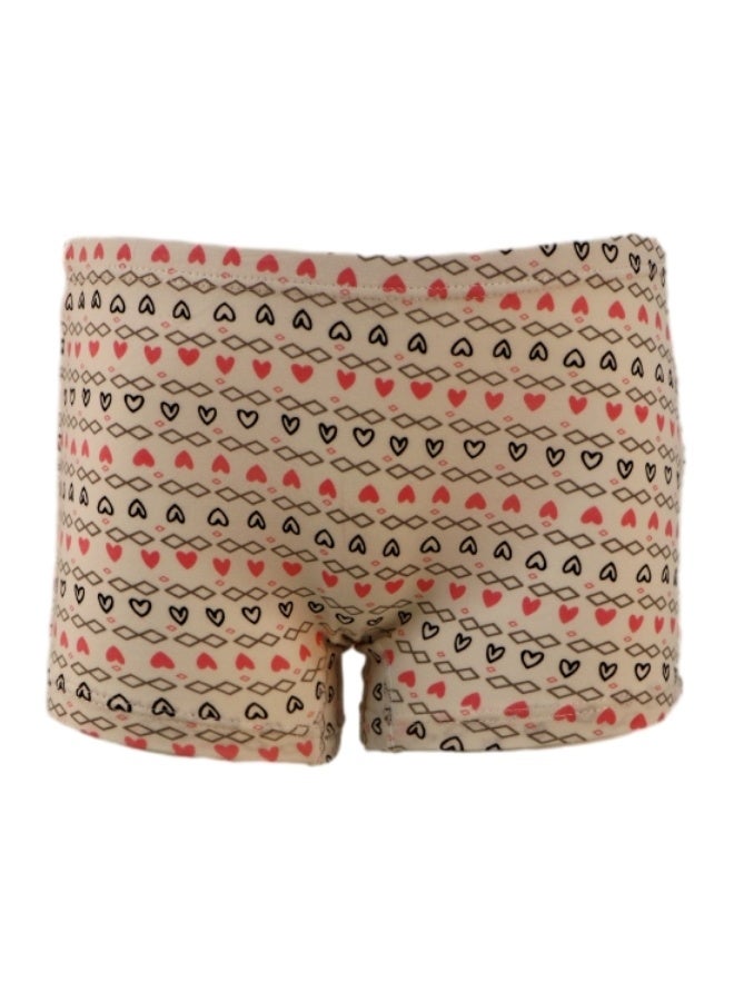 JOANNA 870168 Girl's Heart & Love Design Boyshort 3-Pack Underwear, Multicolor - Image 5