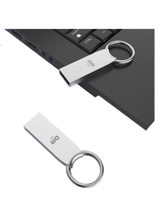 Dm Daimai 4Gb Usb2.0 Flash Drive, Metal Pd175, Silver, Compact Portable Metal Car Waterproof Shockproof Computer Usb Drive, Tender Bid Small Usb Flash Drive - Image 3