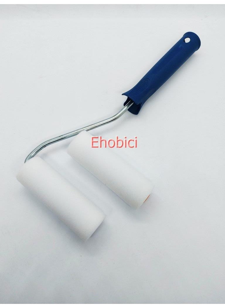 Cadence - Sponge Roller Brush 10CM Blue +1 Spare Sponge - Image 1