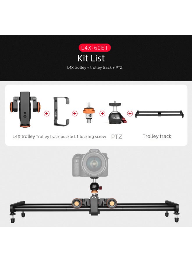 L4x-be 60cm Aluminum Alloy Slide With Trolley - Image 4
