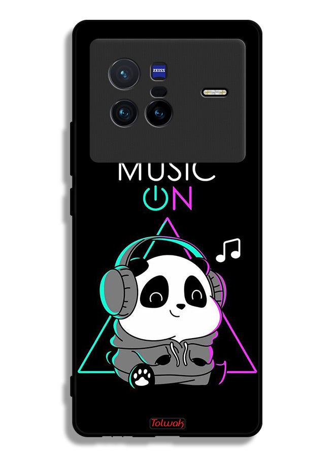 Tolwak Vivo X80 Protective Case Cover Music On Panda - Image 2