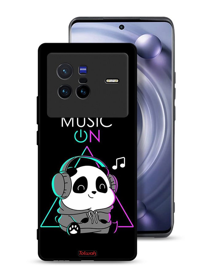 Tolwak Vivo X80 Protective Case Cover Music On Panda - Image 1