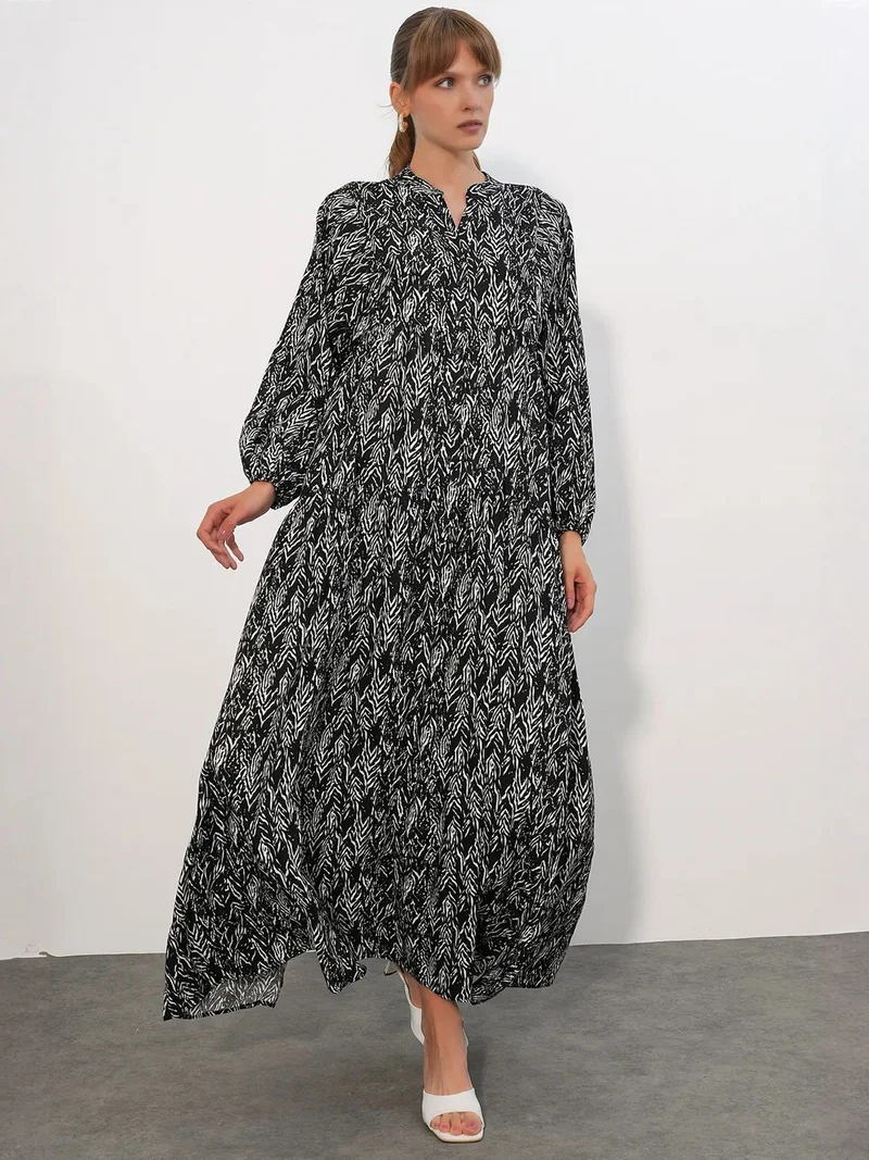 بيغ دارت BDART Patterned V-Neck Maxi Dress