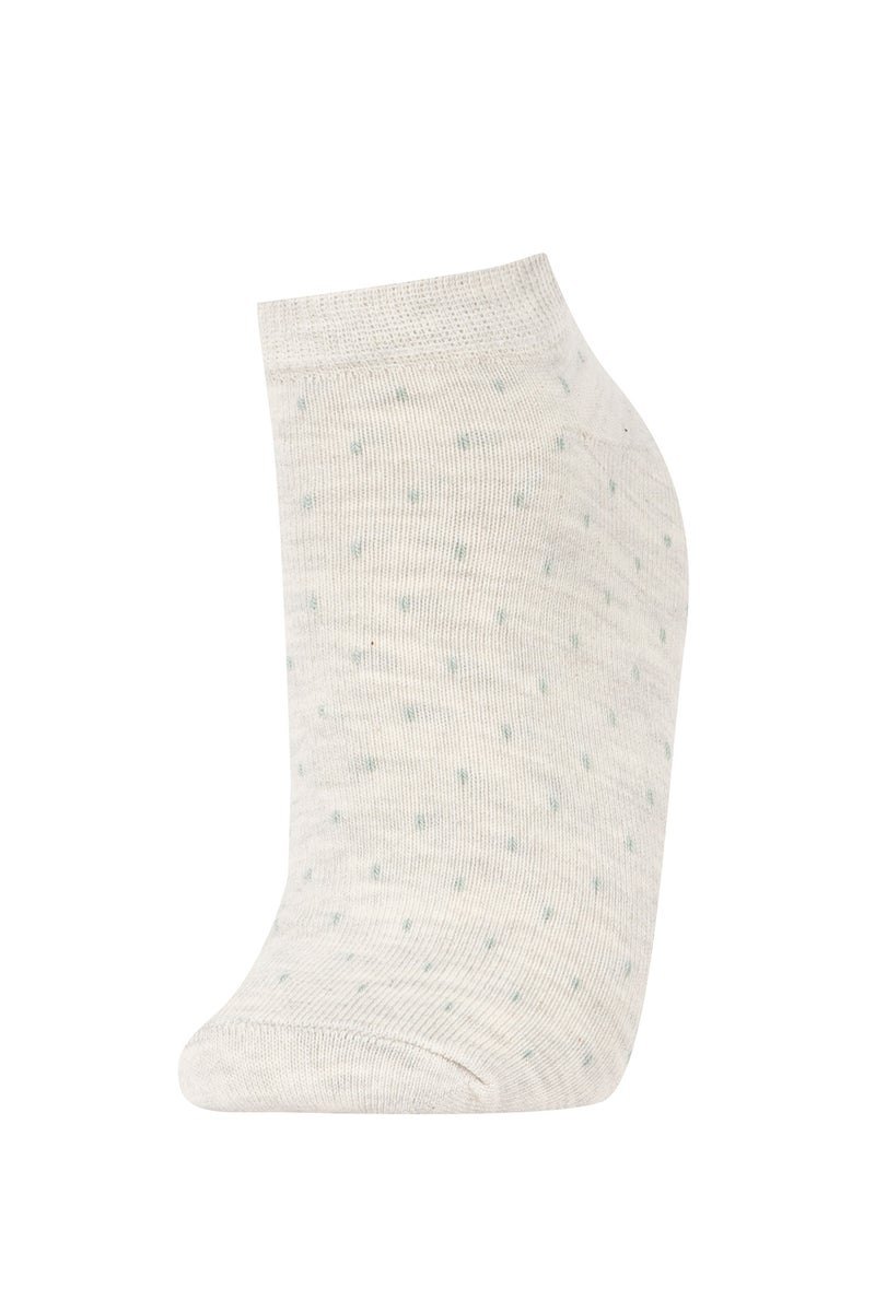DeFacto Multicolour Woman Women 5 Pack Cotton Booties Socks Casual - Image 2