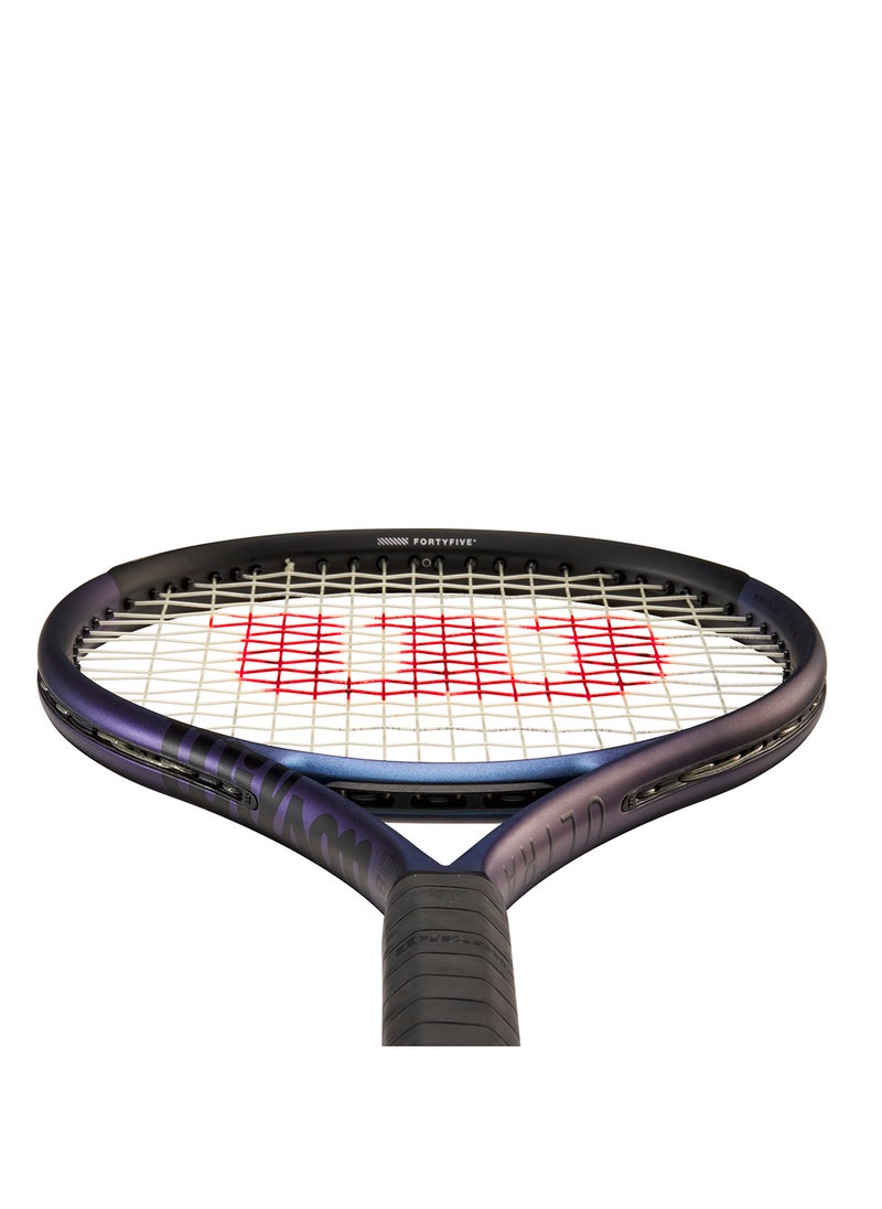Wilson Ultra 108 V4 Tennis Racket, Head 108, 16X19, Adults, Intermediate/ Advanced - Black/ Blue/ Purple  - Image 4