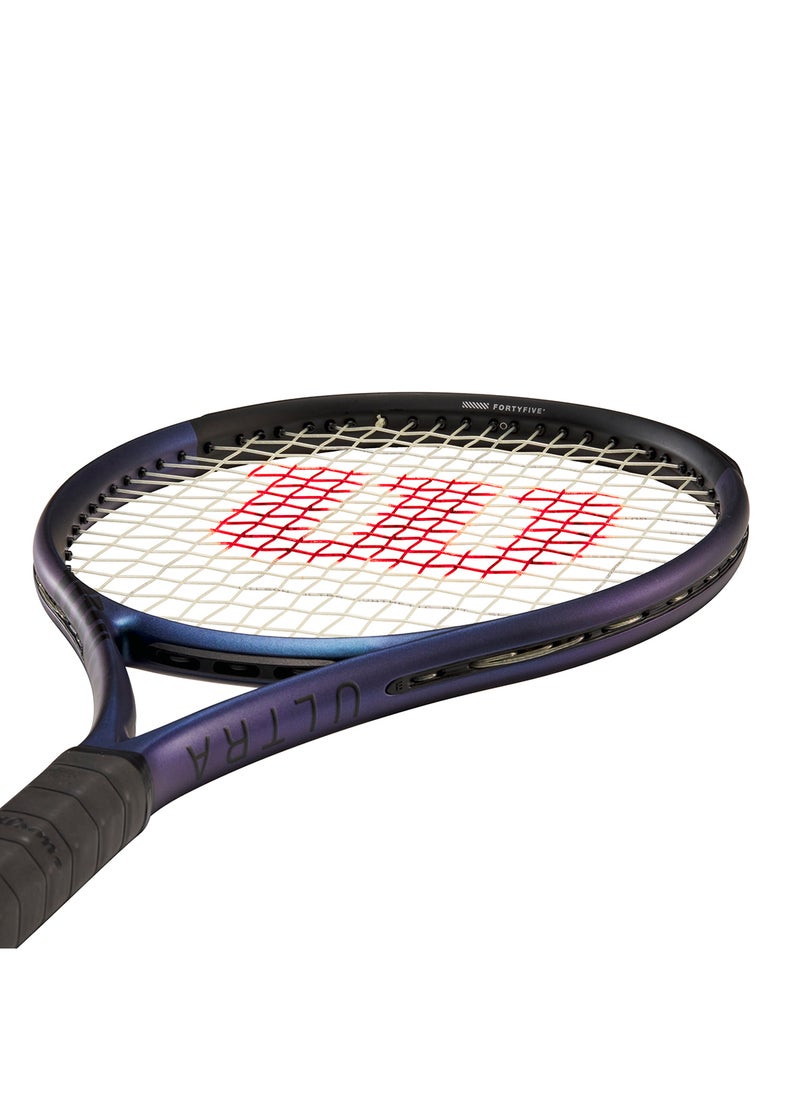 Wilson Ultra 108 V4 Tennis Racket, Head 108, 16X19, Adults, Intermediate/ Advanced - Black/ Blue/ Purple  - Image 5