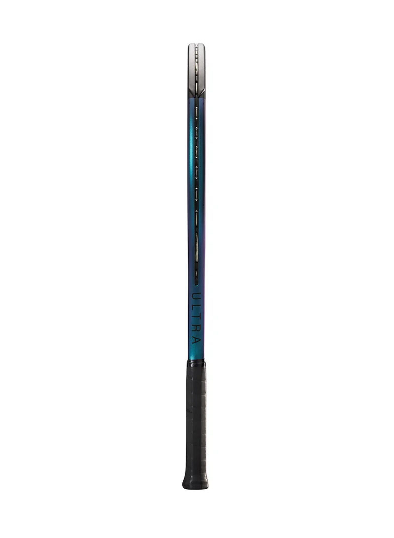 Wilson Ultra 108 V4 Tennis Racket, Head 108, 16X19, Adults, Intermediate/ Advanced - Black/ Blue/ Purple