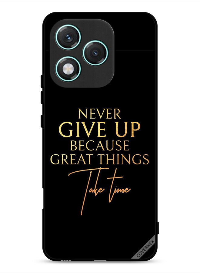 Covernex غطاء حماية Honor 400 Lite لا تستسلم لأن الأشياء العظيمة تأخذ وقتًا - Image 1