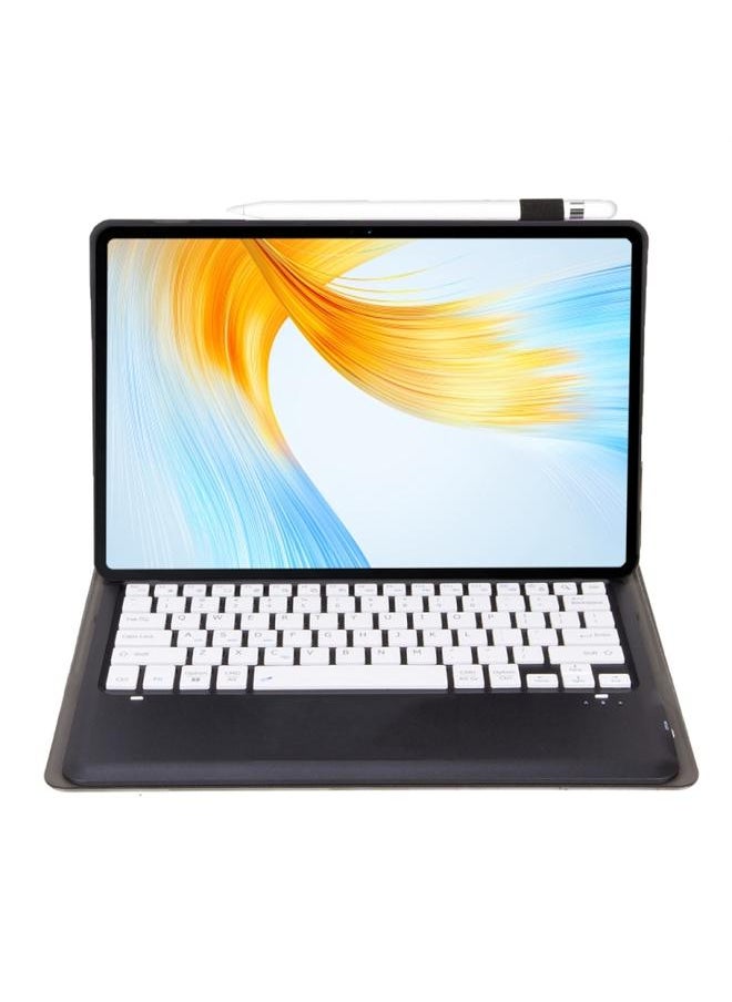 Green Tiger - Lenovo Xiaoxin Pad Pro 12.7 inch AM24 TPU Ultra thin Detachable Bluetooth Keyboard Tablet Leather Case Black White - Image 1