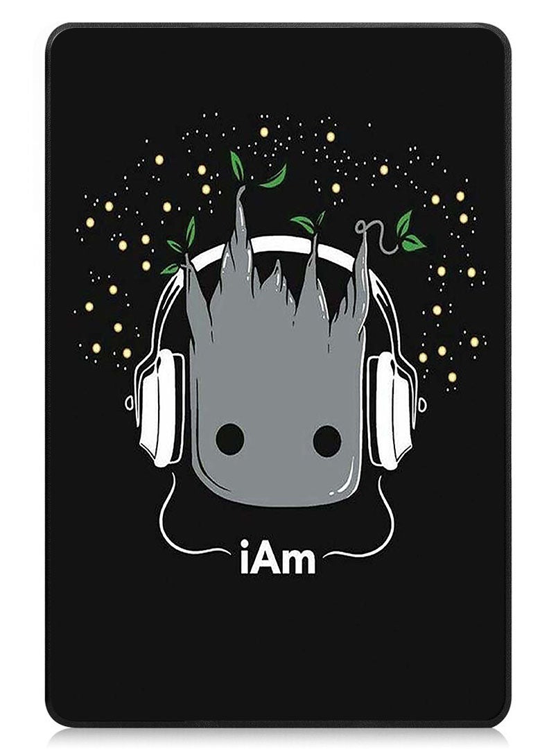 Theodor Protective Flip Case For Xiaomi Redmi Pad Pro (2024) With Trifold Stand Auto Wake Sleep Shockproof Cover I am Groot - Image 1