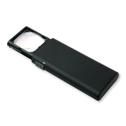 Carson LumiPop 5x Power LED Lighted Slide-Out Aspheric Magnifier (LP-66) , Black - Image 1