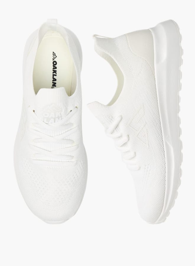 Oaklan by Shoexpress Women's Logo Detail Sports Shoes with Lace-Up Closure  - Image 2
